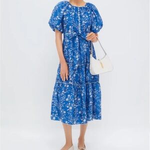 Tuckernuck Limoges Floral Marion Maxi Dress